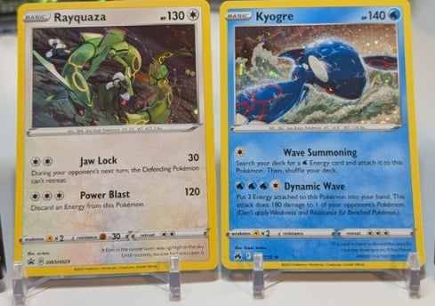 110 Rayquaza & Kyogre promos