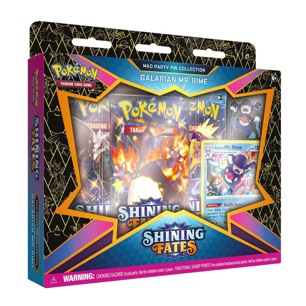 Shining Fates Mad Party Pin Collection [Galarian Mr. Rime]