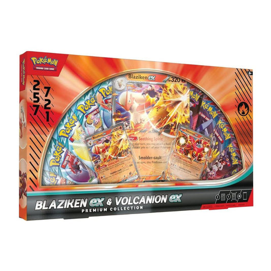 Blaziken ex & Volcanion ex Premium Collection