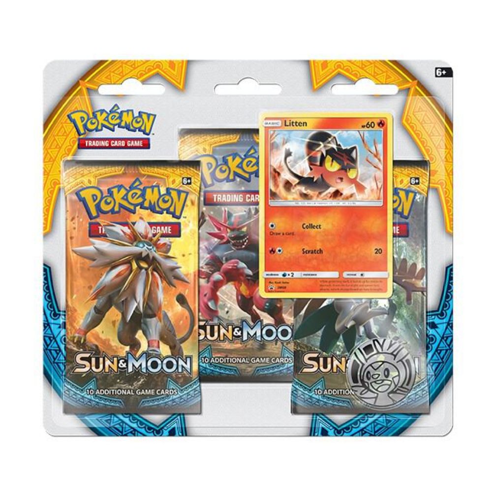 Sun & Moon Base Set 3 Pack Blister [Litten]