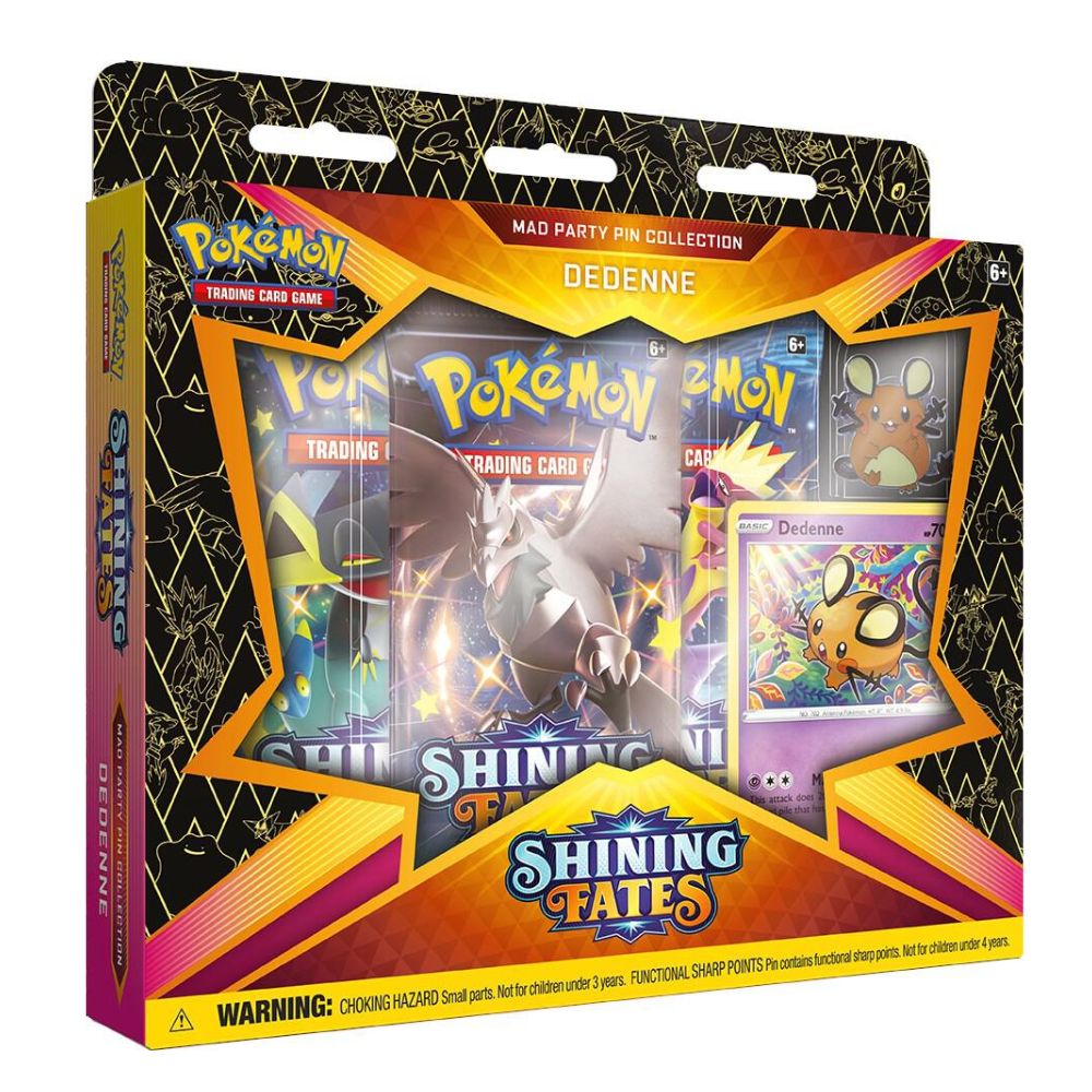 Shining Fates Mad Party Pin Collection [Dedenne]