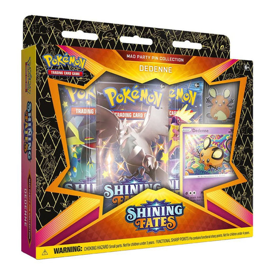 Shining Fates Mad Party Pin Collection [Dedenne]