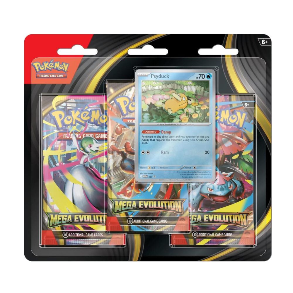 Mega Evolution 3 Pack Blister [Psyduck]